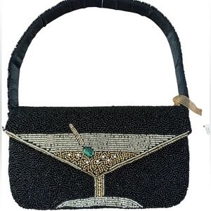 NWT MARTINI BEADED BAG